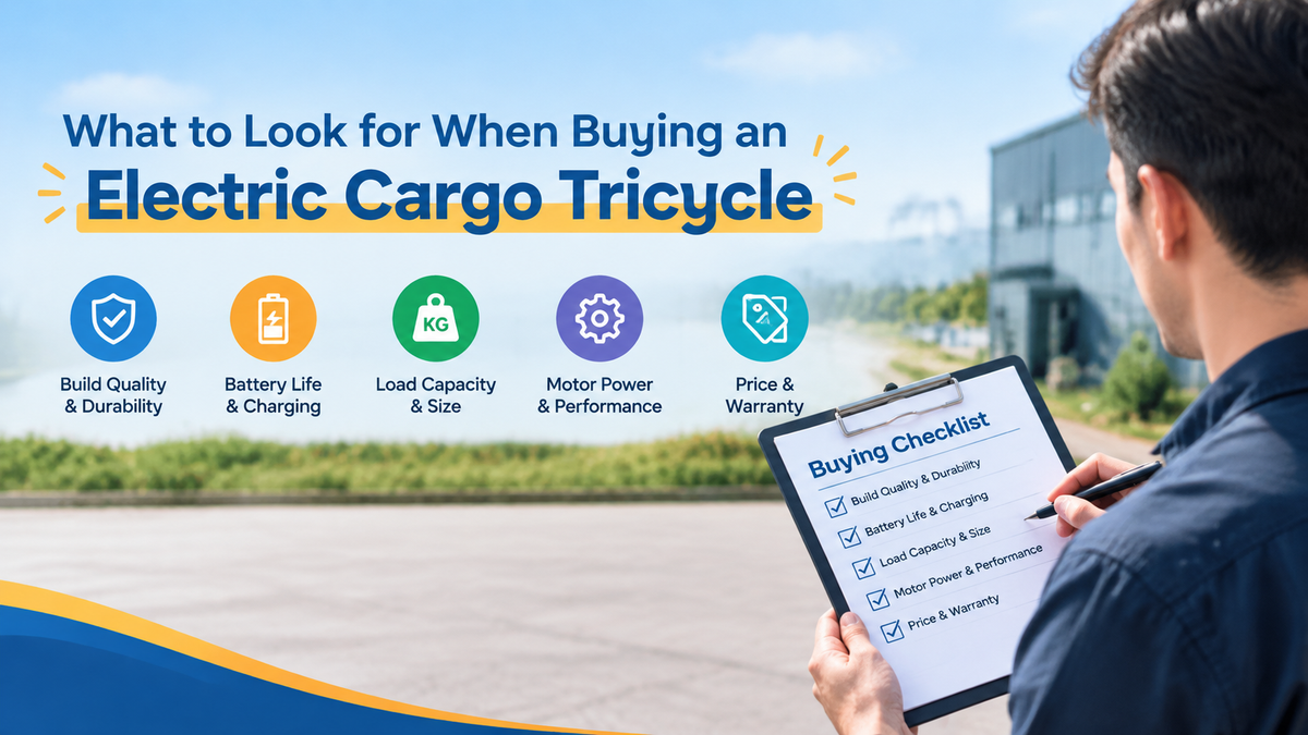 What to Look for When Buying an Electric Cargo Tricycle