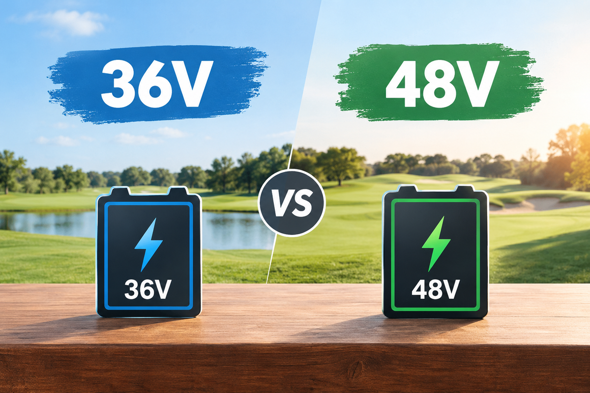 What Is the Difference Between a 36V and 48V Golf Cart?